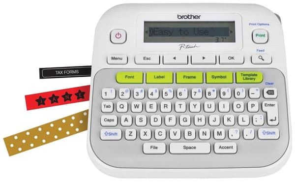 Brother P-touch D210 musta