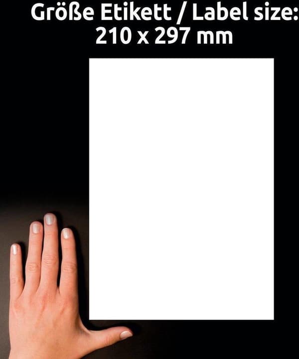 Avery Zweckform 3478-200 etikett Vit rektangel Permanent 220 st.