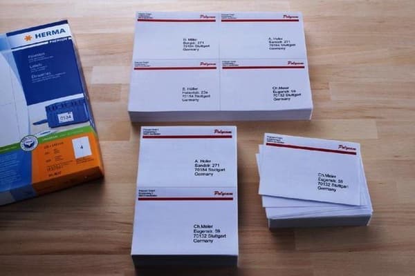 Herma skrivaretiketter Etiketter vit 105x148 SuperPrint 800 st.