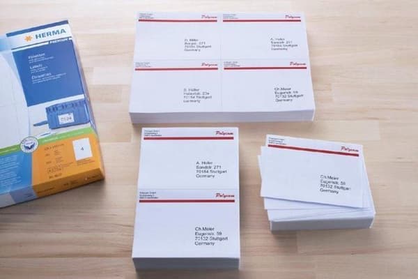Herma skrivaretiketter Etiketter vit 105x148 SuperPrint 800 st.