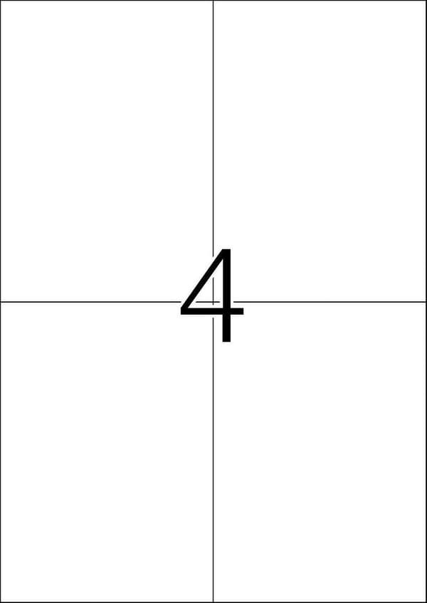 Herma skrivaretiketter Etiketter vit 105x148 SuperPrint 800 st.