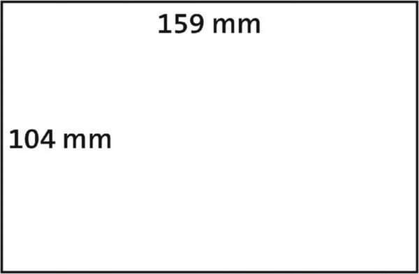 LABELWRITER EXTRA STOR FRAKTETIKET 4XL 104X159MM (1x220)