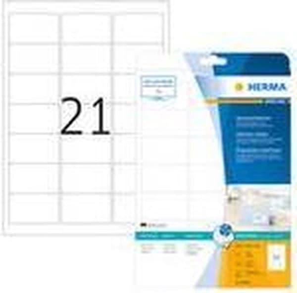 HERMA 8838 Hvide adresseskilte