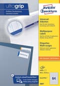 Miniatyrbillede 3 af 11: Avery Universal Labels, hvid, 48,5 x 16,9 mm, permanent klæbende