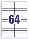 Miniatyrbillede 11 af 11: Avery Universal Labels, hvid, 48,5 x 16,9 mm, permanent klæbende