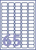 Pikkukuva 2 / 6: Avery White Mini Label - Laser - L7651 Valkoinen