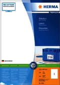 Miniatyrbild 5 av 9: Herma skrivaretiketter Etiketter vit 210x297 SuperPrint 200 st.