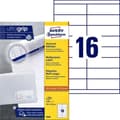 Miniatyrbild 3 av 8: Avery Universal-etiketter, vit, 105,0 x 33,8 mm, permanent lim