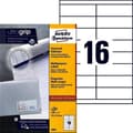 Miniatyrbild 4 av 8: Avery Universal-etiketter, vit, 105,0 x 33,8 mm, permanent lim