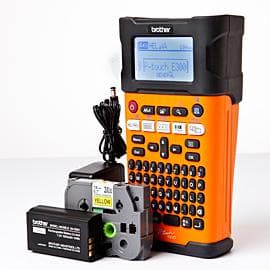 Brother P-Touch PT-E300VP - etikettenhet - monokrom - termopapper - rulle (1,8 cm) - 180 dpi - upp till 20 mm/sek.