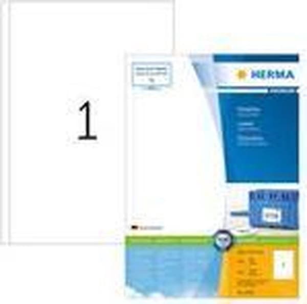 Herma Labels valkoinen 200x297 SuperPrint 100 kpl.