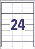 Pikkukuva 2 / 5: Avery Labels Zweckform 64,6 x 33,8 mm paperi 240 kpl