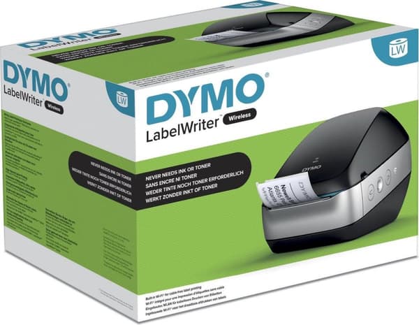 DYMO Etikettskrivare Trådlös - Svart / Silver