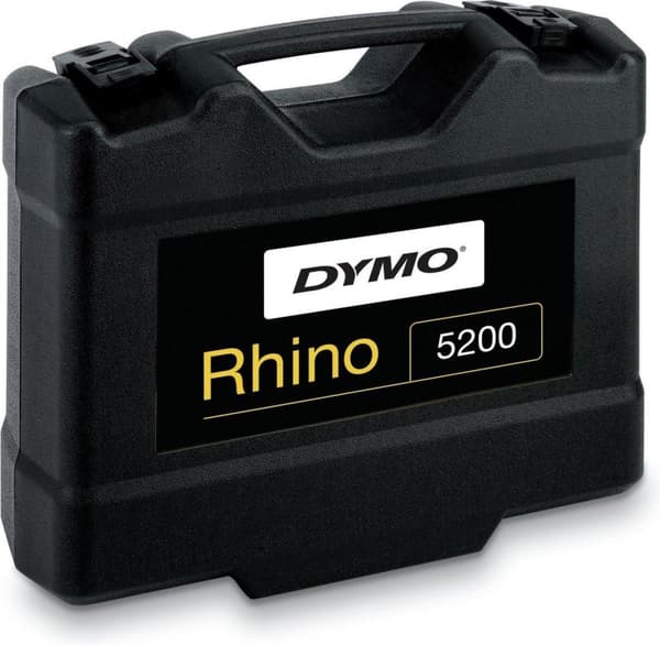 DYMO etikettskrivare Rhino 5200 - termisk överföring - med fodral och 2 tryckrullar