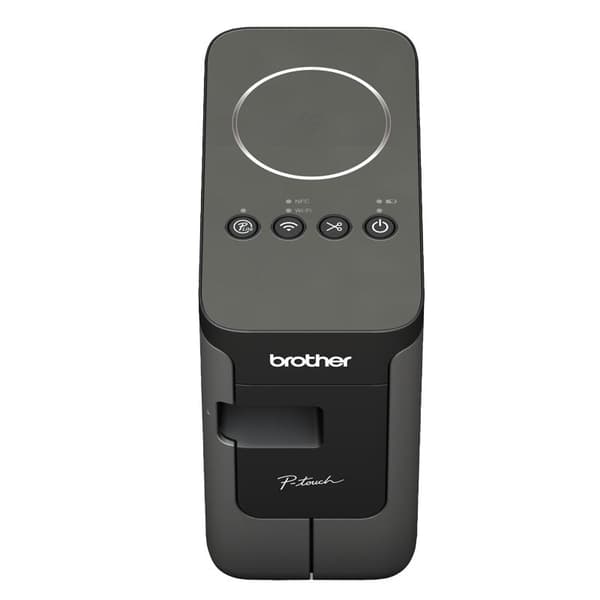 Brother P-Touch PT-P750W - tarratulostin - yksivärinen - lämpösiirto - rulla (2,4 cm) - 180 x 360 dpi - jopa 30 mm/s. - Wi-Fi(n), USB 2.0, NFC (PTP750