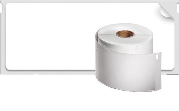 Dymo 2093093 - 89 x 36 mm - hvide papiretiketter - 12 ruller