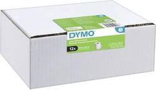 Dymo 2093093 - 89 x 36 mm - hvide papiretiketter - 12 ruller
