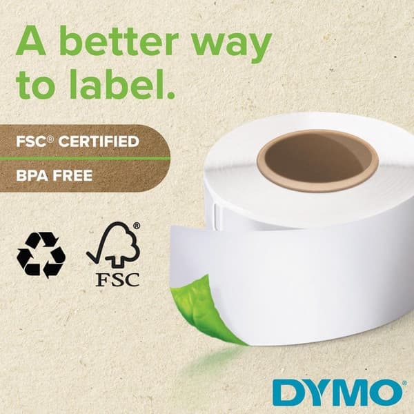DYMO 2177565 Printer Label Hvid selvklæbende Printer Label