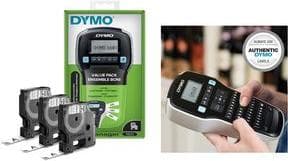 DYMO LabelManager 160 Value Pack, jossa on 3 D1-nauhaa 12mm Qwertz (2142992)