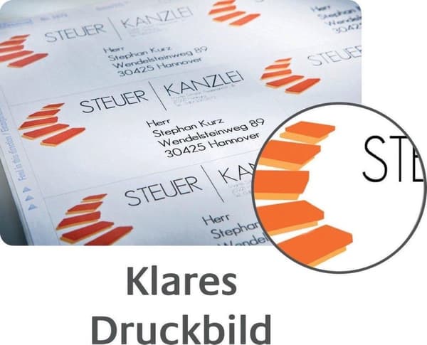 Avery Zweckform 3655-200 etiket Hvid rektangel Permanent 440 stk.