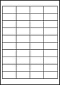 Miniatyrbillede 2 af 6: Private label Avery 3657-200 Universal Label 48,5x25,4mm