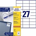 Miniatyrbillede 4 af 9: Avery Universal-etiketter, hvid, 70,0 x 32,0 mm, permanent klæbende