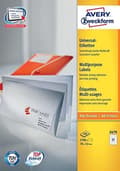 Miniatyrbillede 9 af 9: Avery Universal-etiketter, hvid, 70,0 x 32,0 mm, permanent klæbende