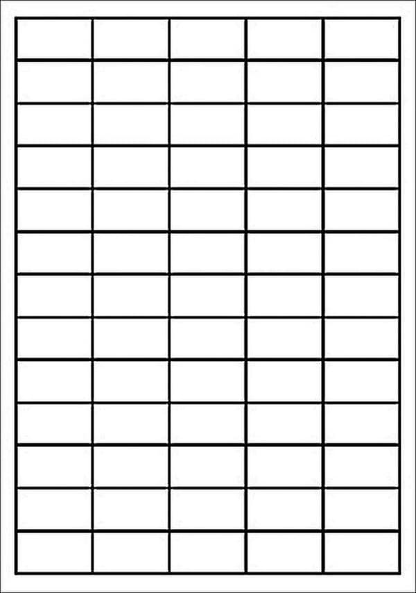 Eget mærke Avery 3666-200 Universal Label 38x21,2mm