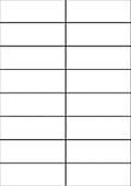 Miniatyrbild 3 av 7: Private label Avery 3484-200 Universal Label 105x37mm