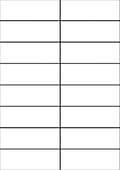 Miniatyrbild 5 av 7: Private label Avery 3484-200 Universal Label 105x37mm