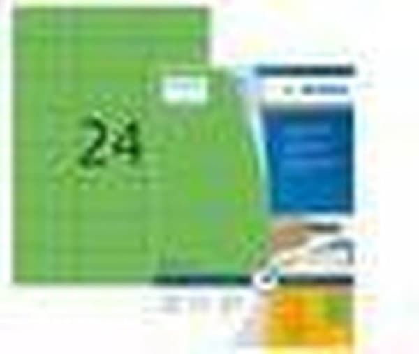 Herma tulostintarrat Tarrat vihreä 70x37 SuperPrint 2400 kpl.