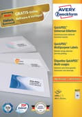 Miniatyrbild 3 av 9: Private label Avery 3657 Universal Label 48,5x25,4mm