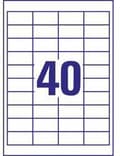 Miniatyrbild 8 av 9: Private label Avery 3657 Universal Label 48,5x25,4mm