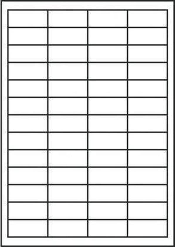 Private label Avery 3650 Universal Label 48x21mm