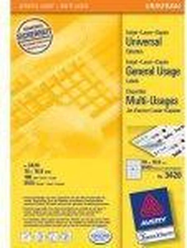 Private label Avery 3420 Universal Label 70x16,9mm