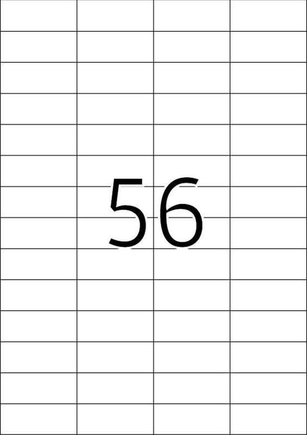 HERMA Etiketter vit 52,5x21,2 Premium A4 5600 st.