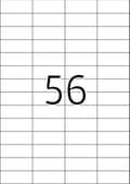 Miniatyrbild 7 av 11: HERMA Etiketter vit 52,5x21,2 Premium A4 5600 st.