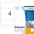 Miniatyrbillede 2 af 3: HERMA 10141 Filetiketter aftagelig A4 192 x 61 mm hvid uigennemsigtig
