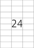 Miniatyrbillede 3 af 3: Herma folieetiketter 70X37 25 ark DIN A4 600 stk 4695