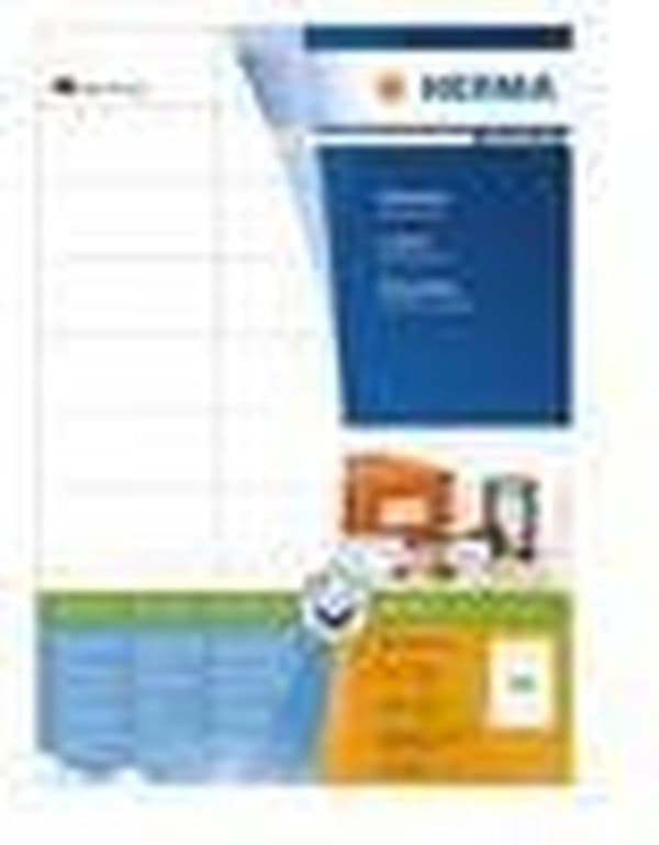 Herma skrivaretiketter Etiketter vit 70x29,7 SuperPrint 3000 st.