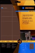 Miniatyrbild 5 av 7: HERMA Typeshield-etiketter A4 63,5x29,6 mm Folie 675 Styck