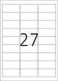 Miniatyrbild 7 av 7: HERMA Typeshield-etiketter A4 63,5x29,6 mm Folie 675 Styck