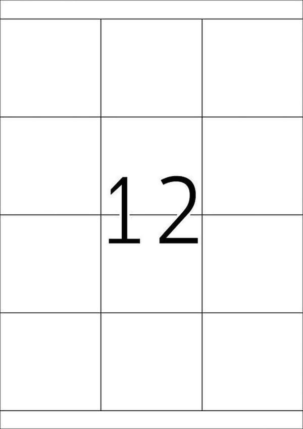 Herma 4279 Universal Label 70x67,7mm Hvid