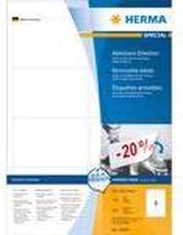 Herma etiketter. 96X63,5 100 Bl. DIN A4 800 stk 10308