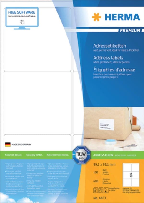 HERMA 4653 adressetiketter