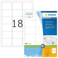 Miniatyrbild 4 av 8: HERMA Adressetiketter vit 63,5x46,6 Premium A4 1800 st.