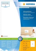 Miniatyrbild 5 av 11: HERMA Adressetiketter vit 199,6x289,1 Premium A4 100 st.