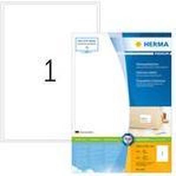 HERMA Adressetiketter vit 199,6x289,1 Premium A4 100 st.