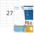 Pikkukuva 11 / 11: Herma Prem. Tarrat valkoiset 70x32 100 arkkia DIN A4 2700 kpl 4450