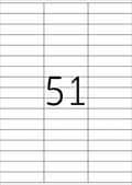 Miniatyrbild 7 av 11: Herma Premium Etiketter 70x16,9 100 ark DIN A4 5100 st 4459